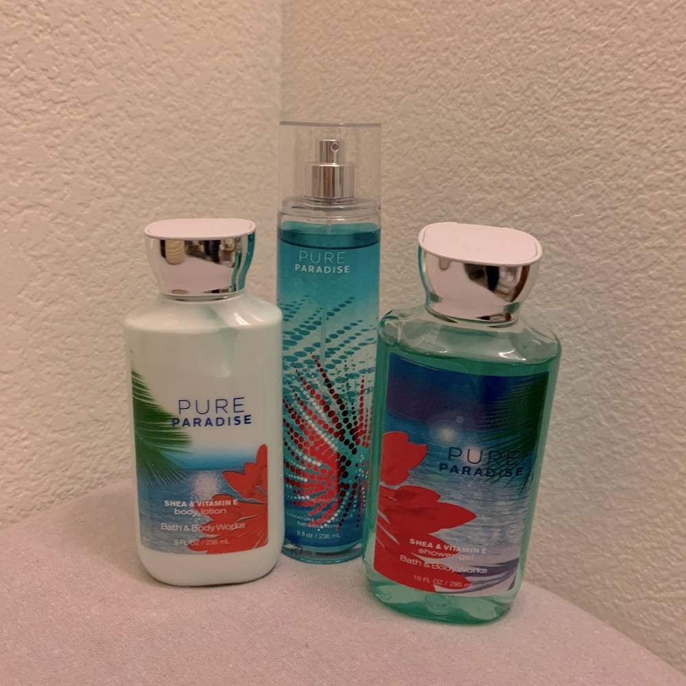 Bath and Body Works pure paradise collection
